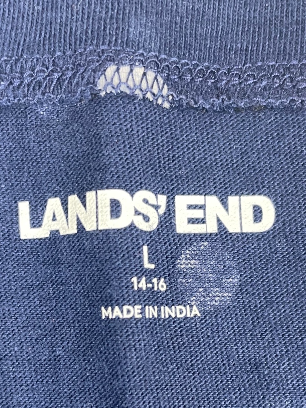 Lands' End Sleeveless V Neck Dress Women's Size Large 14-16 - Picture 2 of 8